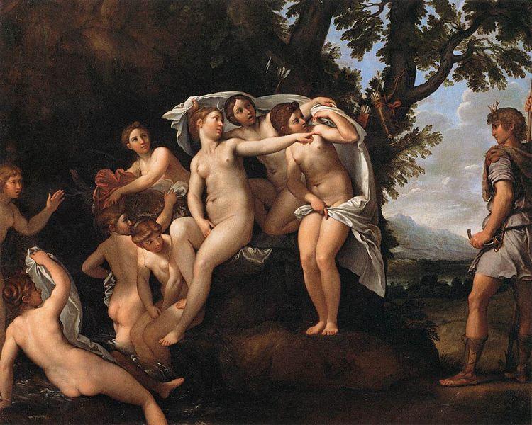 Francesco Albani Diana and Actaeon oil painting picture